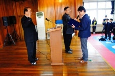 진천 광혜원중학교, 학교폭력예방교육·금연 서약식