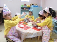 운천초병설유치원, 요리체험활동