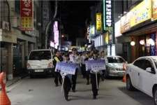 제천경찰서, 성폭력·성매매 예방 야간 합동 캠페인