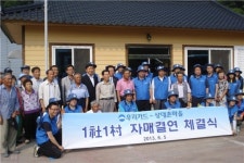 우리카드, 충주 앙성 상대촌마을과 1사1촌 자매결연