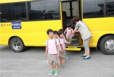 노란 통학버스가 우리 유치원에 왔어요