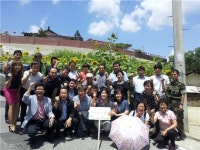 충주 지현동 해바라기 동산 주민들 호응