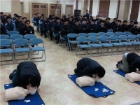 진천소방서, 극동전선 방문해 심폐소생술 교육