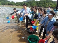 K-Water 충주권관리단, 제천시 금성면 성내리 주변에 치어방류