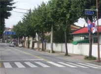 충주시교현안림동 갱고개로, 만국기 거리 조성