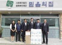 충북도의회 정책복지위, 오송 믿음의 집위문