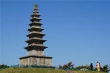 충북명소 그림여행 - 박미영 작가 충주 탑평리 칠층석탑