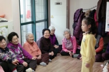 남성유치원, 경로당 찾아 효 실천