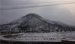 충북명소 그림여행 - 청주 내암리 마을설경