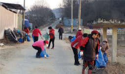 충주시 금가면, 새봄맞이 대청소 실시