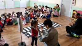 진천署, 관내 유치원생 대상 교통안전교육