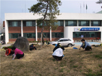 충주주덕 자매봉사단, 읍사무소 환경정화 봉사