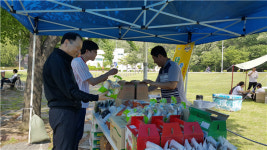 충주신니면 농산물, 대학교 축제장 나들이