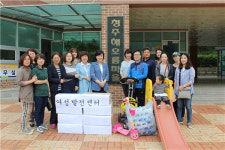 충북여성발전센터, 해오름마을서 봉사