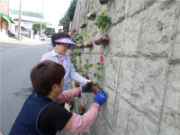 모충동 삼호아파트 담장 새단장