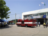 충주시 동량면, 화재대피 합동 소방훈련