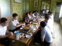 영동署, 황간파출소 치안현장 간담회