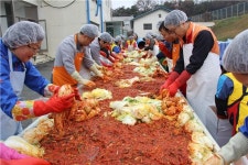 화풍이월적십자남녀봉사회 사랑의 김장 나누기