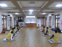 충주 호암직동 주민센터 직원, 석종사서 산사체험