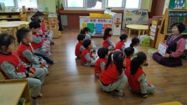 충주달천초병설유치원, 아름다운 이야기할머니사업 운영