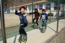 영동 미봉초, 신나는 한발자전거 프로그램 운영