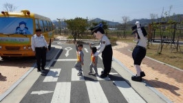 괴산署 어린이자전거 체험교육장서 프로그램 운영