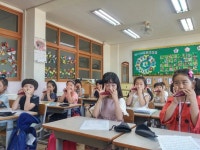 충주중앙초 1학년, 아침활동 오카리나 연주 눈길