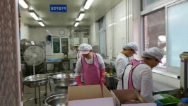 영동교육지원청, 영동군청과 합동 학교급식 점검