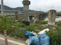 충주 달천교옆 충주목사 공덕비群, 훼손심각