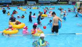 수옥정관광지 물놀이장 호응