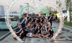 충주경찰, 경찰동아리 학생들과 호수축제장서 캠페인