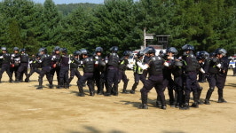 충북경찰 제1기동대 묵묵히 제할일…5대 범죄 발생 뚝