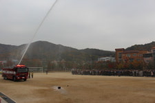 용성중, 재난대비 훈련실시