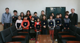 한일시멘트 단양공장 매포초·중학교에 장학금 쾌척 