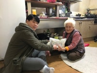 옥천 대도식품 만두 나눔 훈훈 