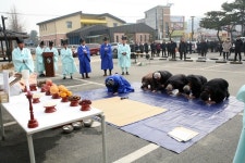 충주 엄정면 주민들 안녕기원제 올려