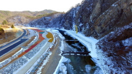 영동 초강 고향의 강 정비사업 탄력 