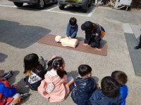 옥천소방서, 개나리어린이집 소방서 견학