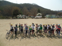충주 강천초, 전교생 자전거 타기 행사 실시