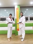 충주지역 태권도 유망주 자매 화제