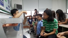 충주 산척초, 3D 프린팅 프로그램 참여