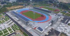 전국체전 앞둔 신축 충주종합운동장 최종 점검한다