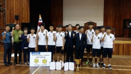 조길형 충주시장, 신명중학교 축구부 격려