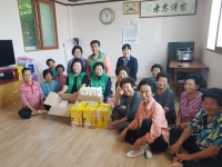 충주 달천동 새마을협, 경로당 나눔 실천