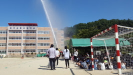 충주금릉초, 지진화재 대피훈련 실시