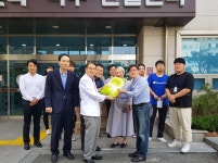 하나병원, 어려운 가정에 햅쌀 기탁