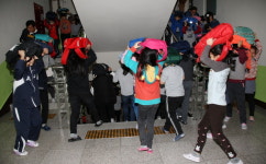 사직초, 지진대피 현장훈련