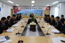 이 일 충북도소방본부장, 충주소방서 격려방문