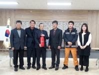 충주노은면 지역사회보장협, 경로당에 소화기 25대 지원
