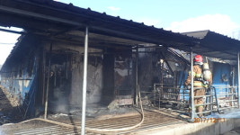 충주 신니면 돼지농장서 화재